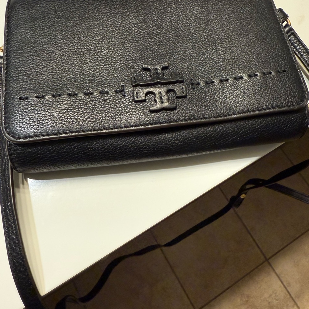 Tory Burch Black Leather crossbody